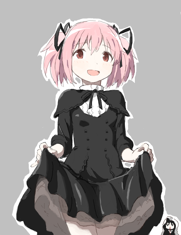 akemi homura, kaname madoka, and madolily (mahou shoujo madoka magica and 1 more) drawn by nao-08