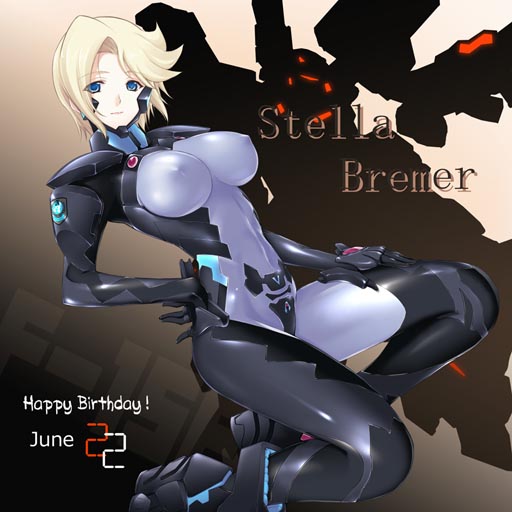 stella bremer and f-15 eagle (muv-luv and 2 more) drawn by miyata_sou