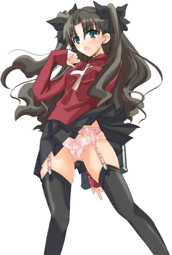 tohsaka rin (fate and 1 more) drawn by hizuki_yayoi