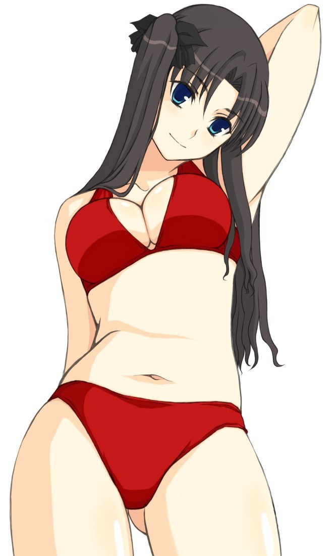 tohsaka rin (fate and 1 more) drawn by kamimiya
