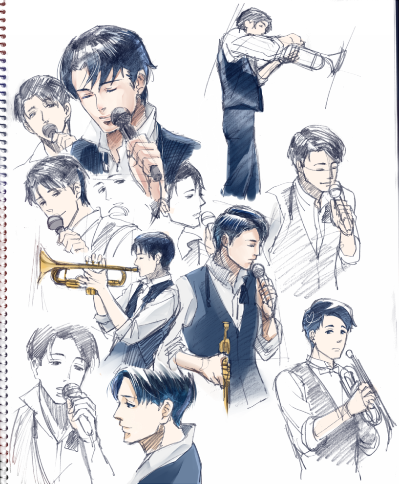 katsuragi jun'ichi (sakamichi no apollon) drawn by ashibe
