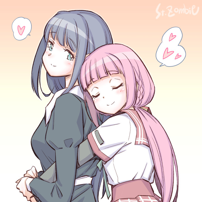 tamaki iroha and nanami yachiyo (mahou shoujo madoka magica and 1 more) drawn by studiozombie
