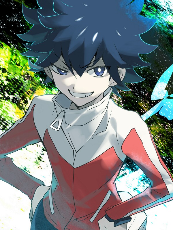 hugh (pokemon and 1 more) drawn by tyuraba