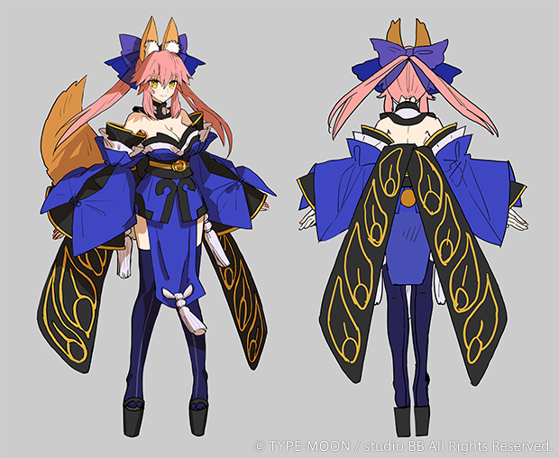 tamamo and tamamo no mae (fate and 2 more) drawn by wada_arco