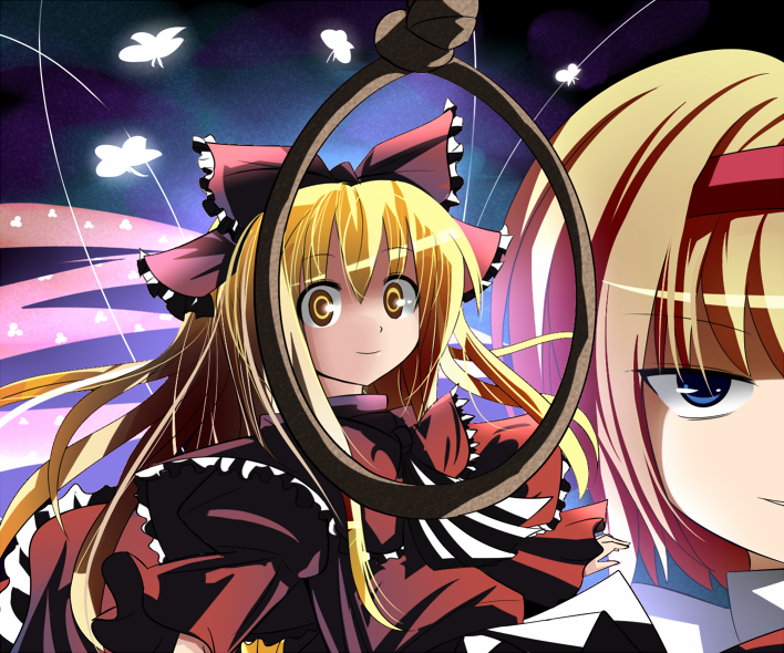 alice margatroid and hourai doll (touhou) drawn by adda