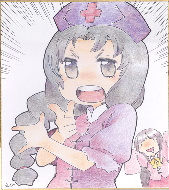 houraisan kaguya and yagokoro eirin (touhou and 1 more) drawn by ebi_(daidalwave)