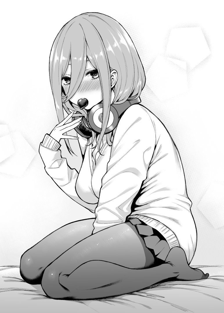 nakano miku (go-toubun no hanayome) drawn by mushi024