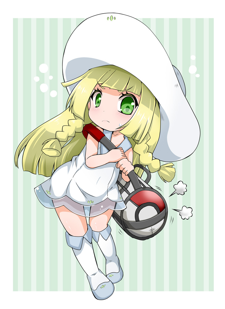 lillie (pokemon and 1 more) drawn by noai_nioshi