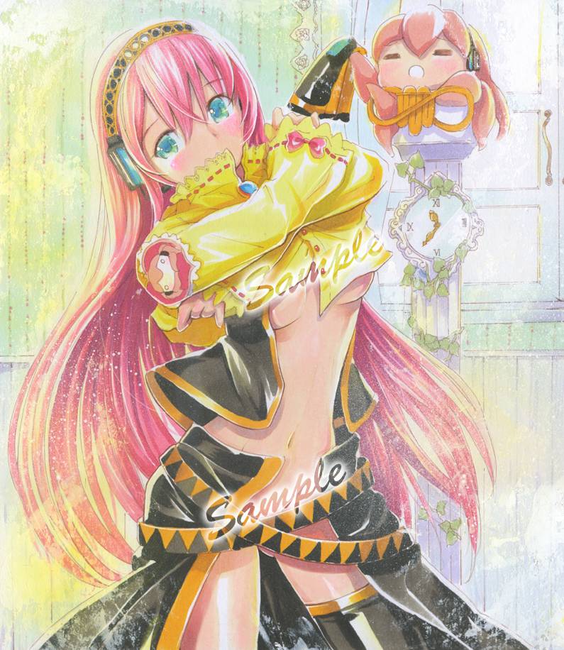 megurine luka and takoluka (vocaloid) drawn by mayo_riyo