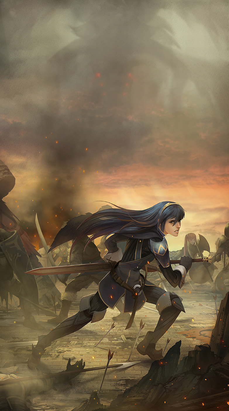 lucina, severa, owain, grima, and kjelle (fire emblem and 1 more) drawn by yagaminoue