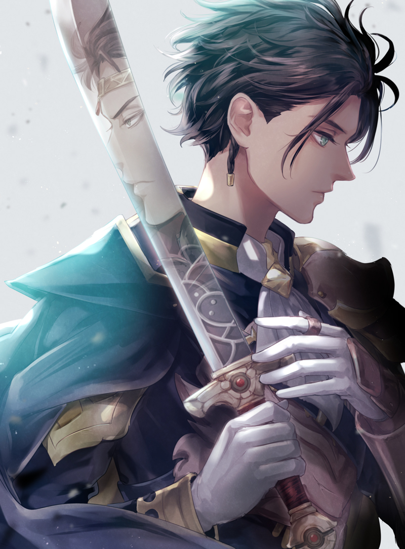 claude von riegan and shahid (fire emblem and 2 more) drawn by saku_(soreca49)