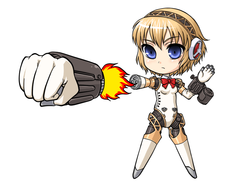 aigis (persona and 1 more) drawn by yukimasa_(nkk145)