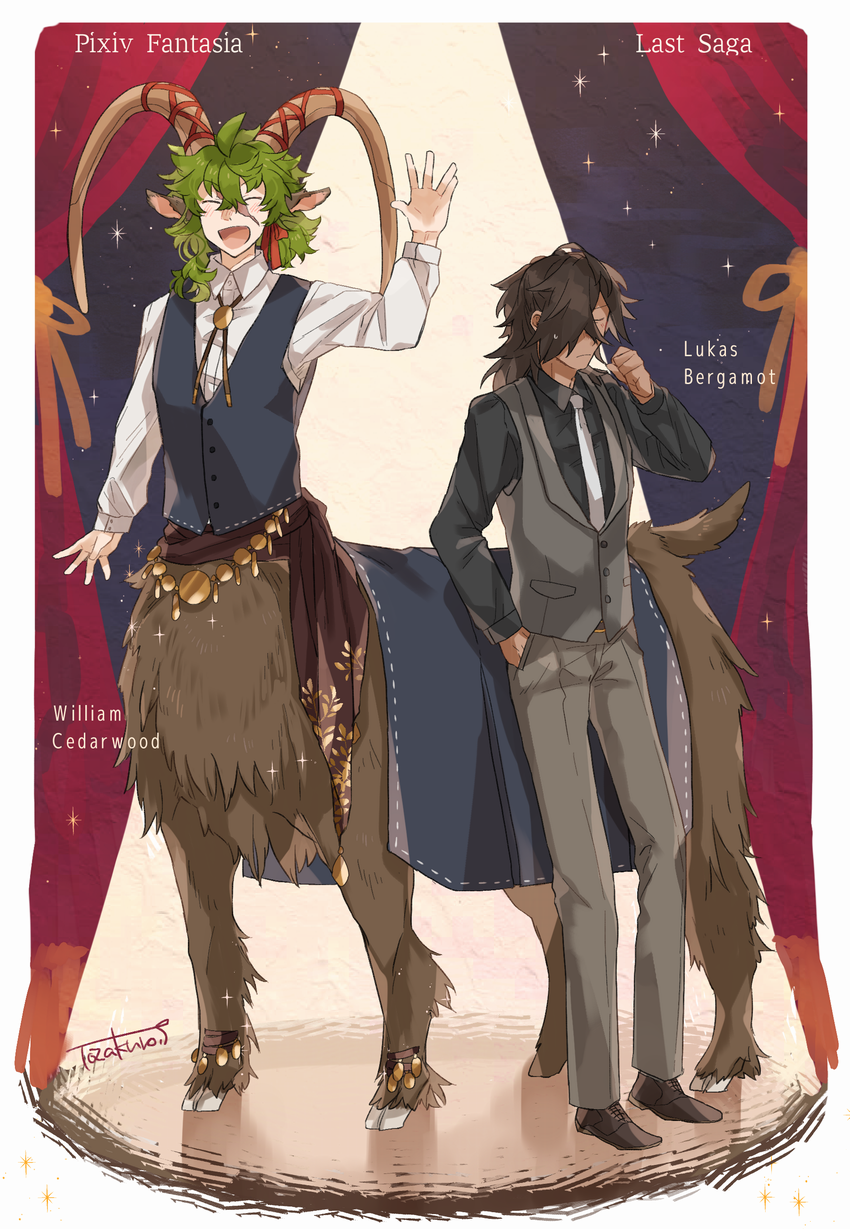 william cedarwood and lukas bergamot (pixiv fantasia and 1 more) drawn by tozakuro_s