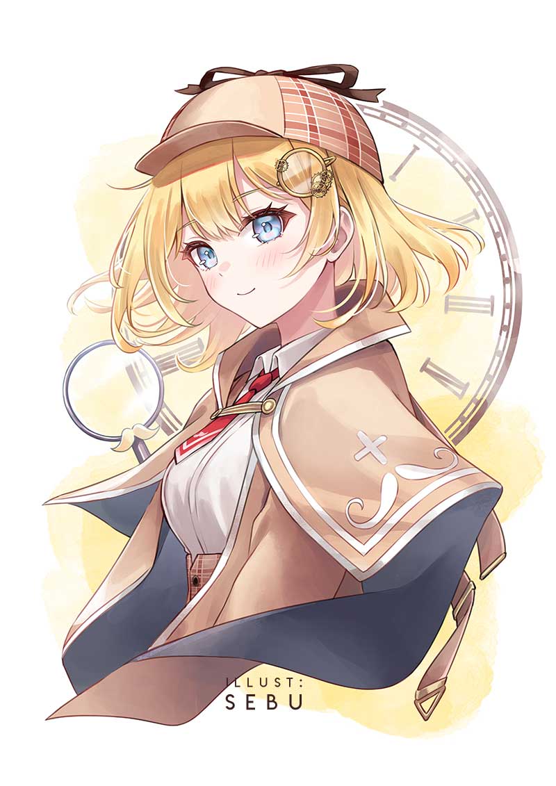 watson amelia (hololive and 1 more) drawn by sebu_illust