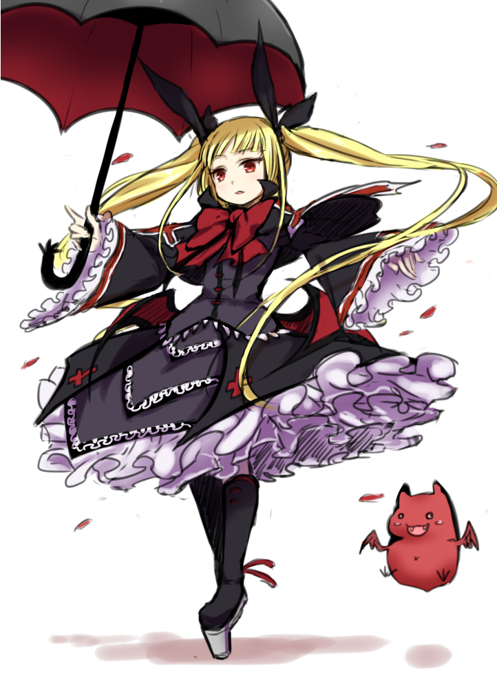 rachel alucard, gii, and nago (blazblue) drawn by minatsuki_randoseru
