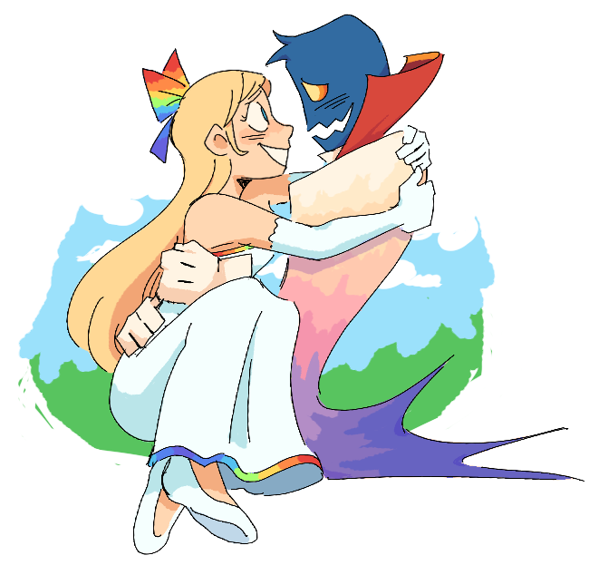 tippi and count bleck (mario and 2 more) drawn by hellspawnmotel