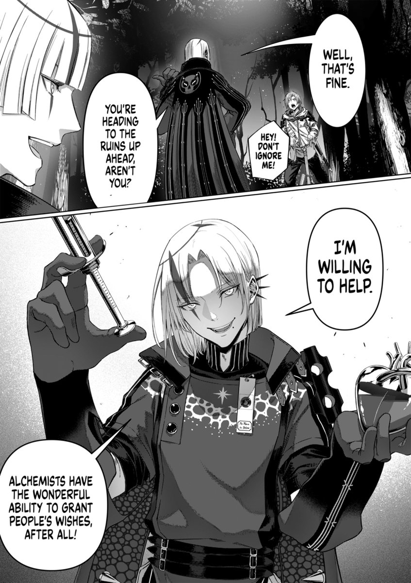 regis altare and magni dezmond (holostars and 1 more) drawn by mugetsu2501