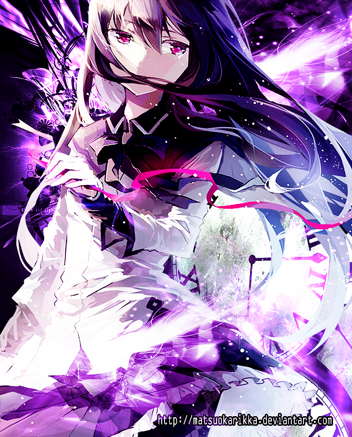 akemi homura (mahou shoujo madoka magica) drawn by ryan_stephens