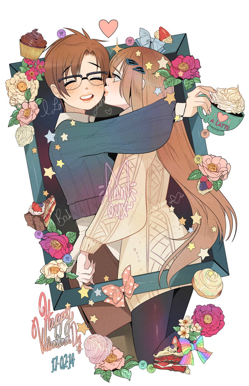 protagonist and kang jaehee (susanghan messenger) drawn by minnoux