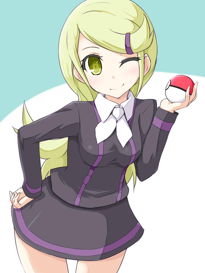 ace trainer and astrid (pokemon and 1 more) drawn by kuro_(be_ok)