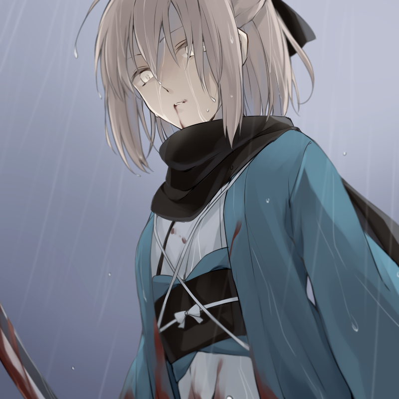 okita souji (fate and 1 more) drawn by kan'yu_(citron_82)