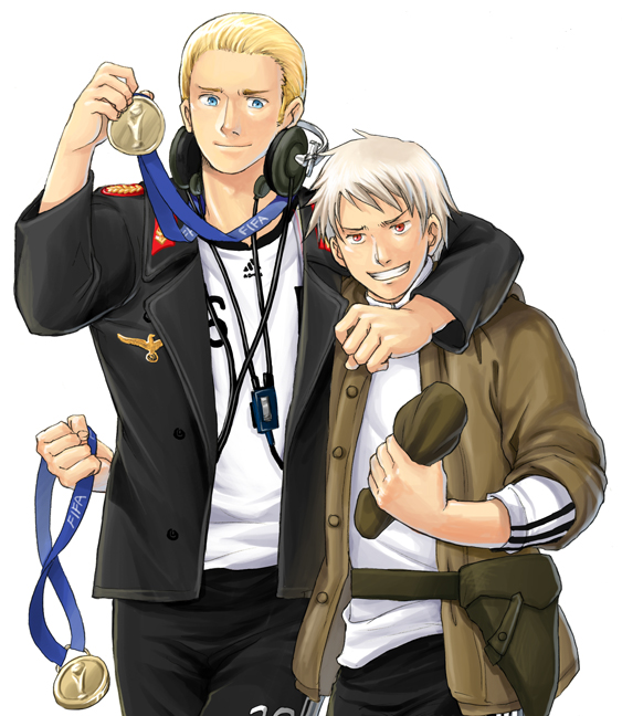 prussia and germany (axis powers hetalia) drawn by sherry_lai
