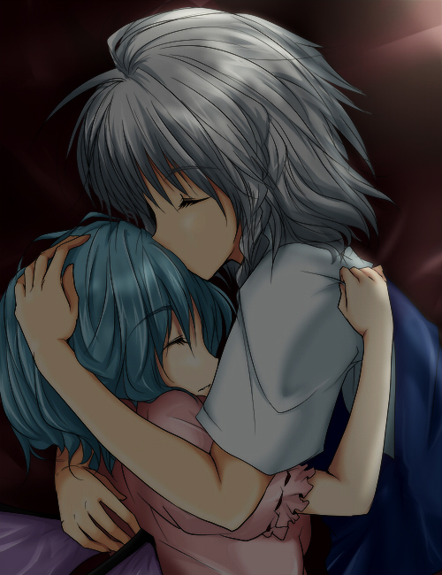 remilia scarlet and izayoi sakuya (touhou) drawn by ifuji_sakura