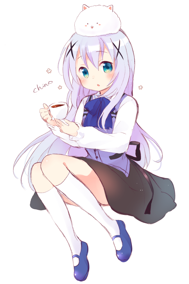 kafuu chino and tippy (gochuumon wa usagi desu ka?) drawn by tarabagani
