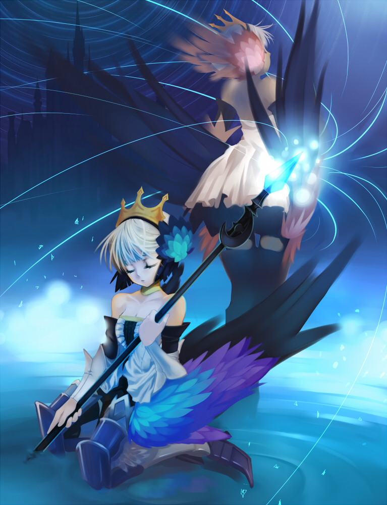 gwendolyn and griselda (odin sphere) drawn by kotetsu_motoya