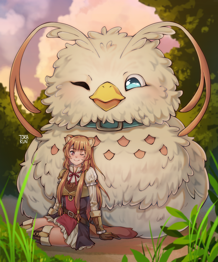 raphtalia and filo (tate no yuusha no nariagari) drawn by torakun14