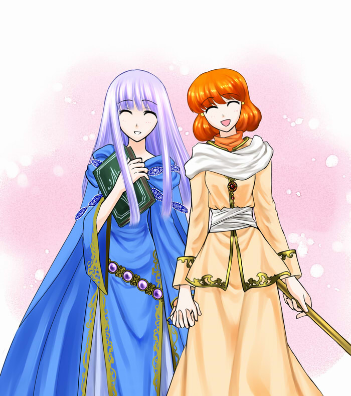 julia and lana (fire emblem and 1 more) drawn by bo_(774berry)