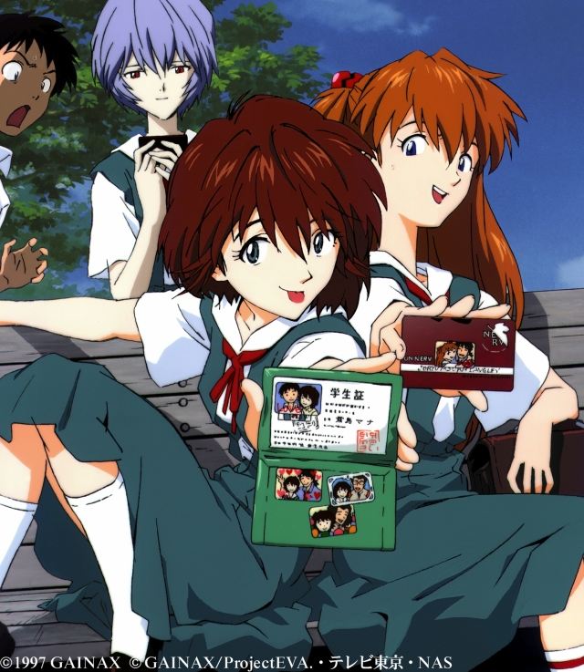 souryuu asuka langley, ayanami rei, ikari shinji, kaji ryouji, kirishima mana, and 2 more (neon genesis evangelion and 1 more)