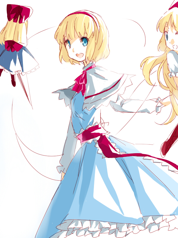 alice margatroid and shanghai doll (touhou) drawn by reeh_(yukuri130)
