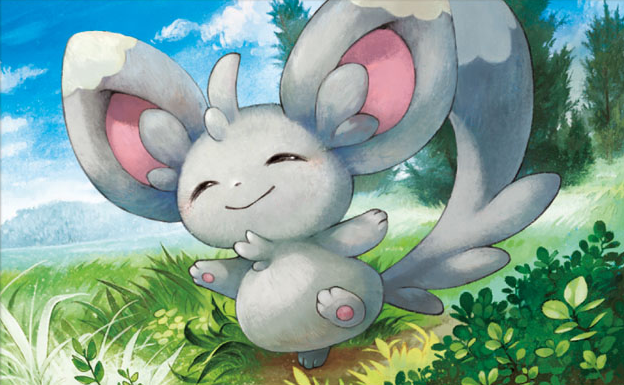 minccino (pokemon and 1 more) drawn by kodama_(pukupuku)
