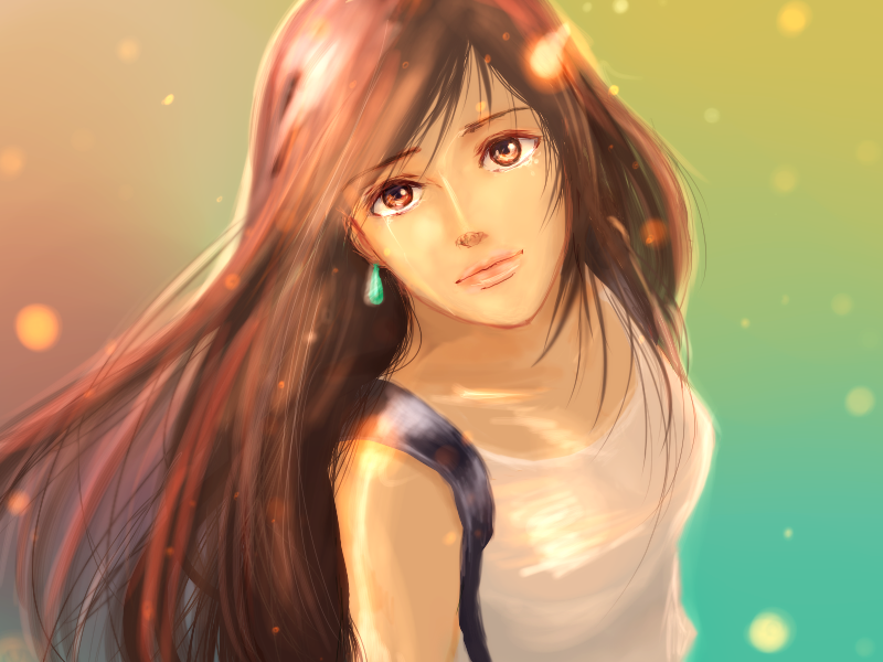 tifa lockhart (final fantasy and 1 more) drawn by deepsea113