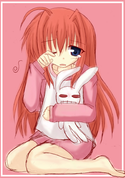 vita and noroi usagi (lyrical nanoha and 2 more) drawn by sakuno_shikine