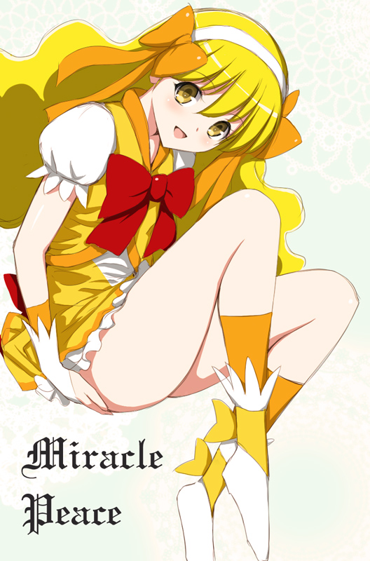 miracle peace (precure and 1 more) drawn by niwatori_kokezou