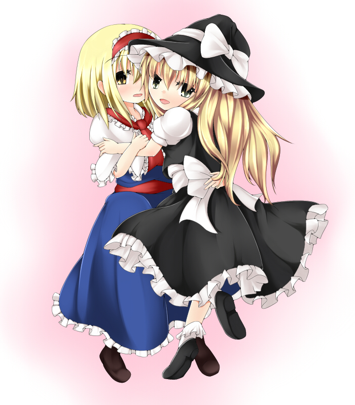 kirisame marisa and alice margatroid (touhou) drawn by scarlet_0915
