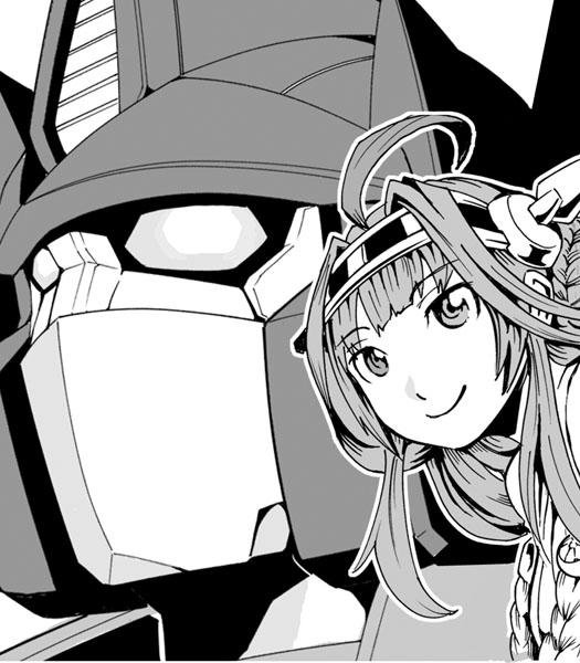kongou and optimus prime (kantai collection and 2 more) drawn by kamizono_(spookyhouse)