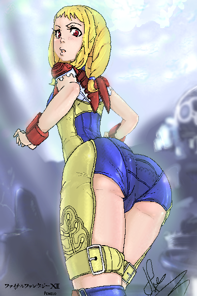 penelo (final fantasy and 1 more) drawn by levo