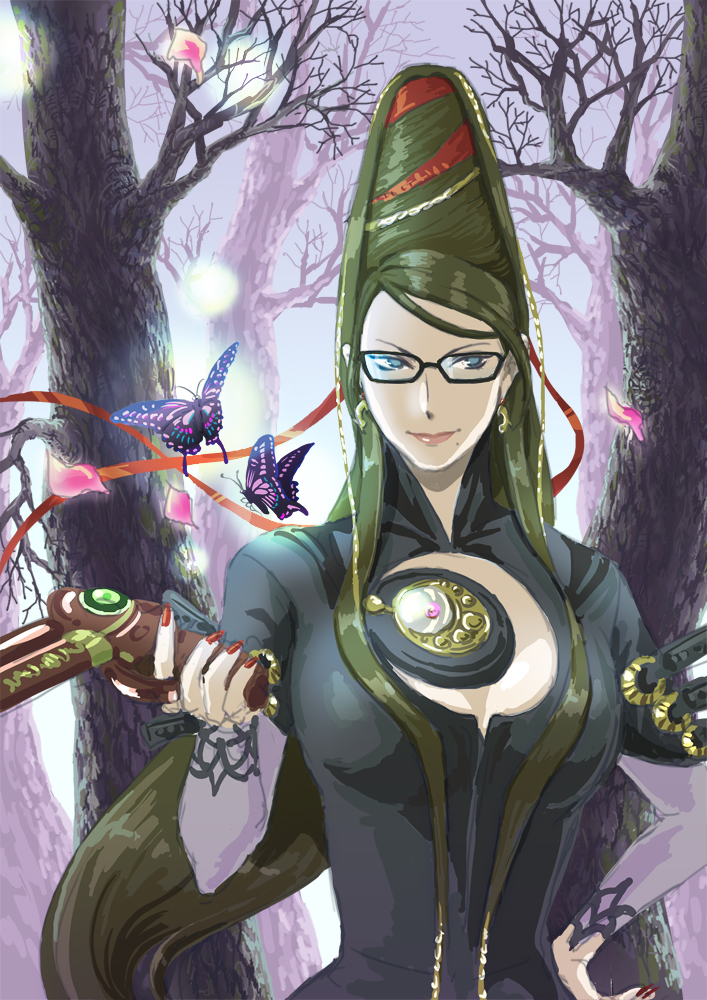 bayonetta (bayonetta and 1 more) drawn by jigoku_meguri