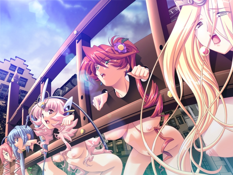 ostina, janice, fiene, ratuca, and mirille (kuro no utahime) drawn by imanaka_koutarou