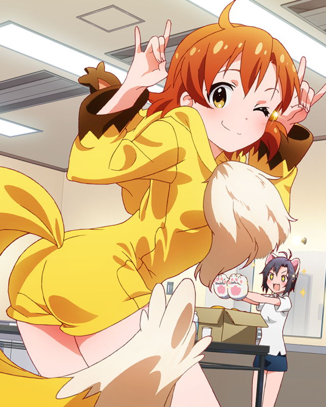 kikuchi makoto and yabuki kana (idolmaster and 1 more)