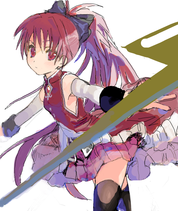 sakura kyoko (mahou shoujo madoka magica) drawn by yoyoyotto