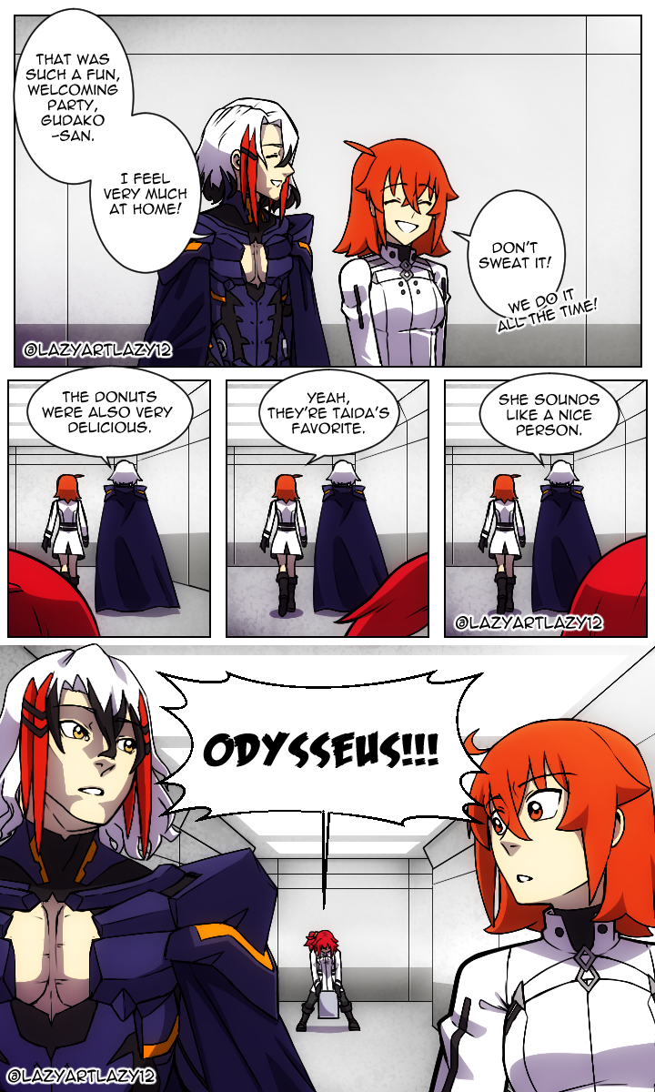 fujimaru ritsuka and odysseus (fate and 1 more) drawn by lazyartlazy12 and tyrnickleback