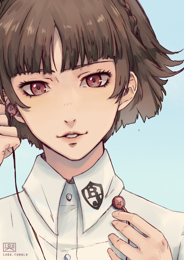 niijima makoto (persona and 1 more) drawn by 1o8k