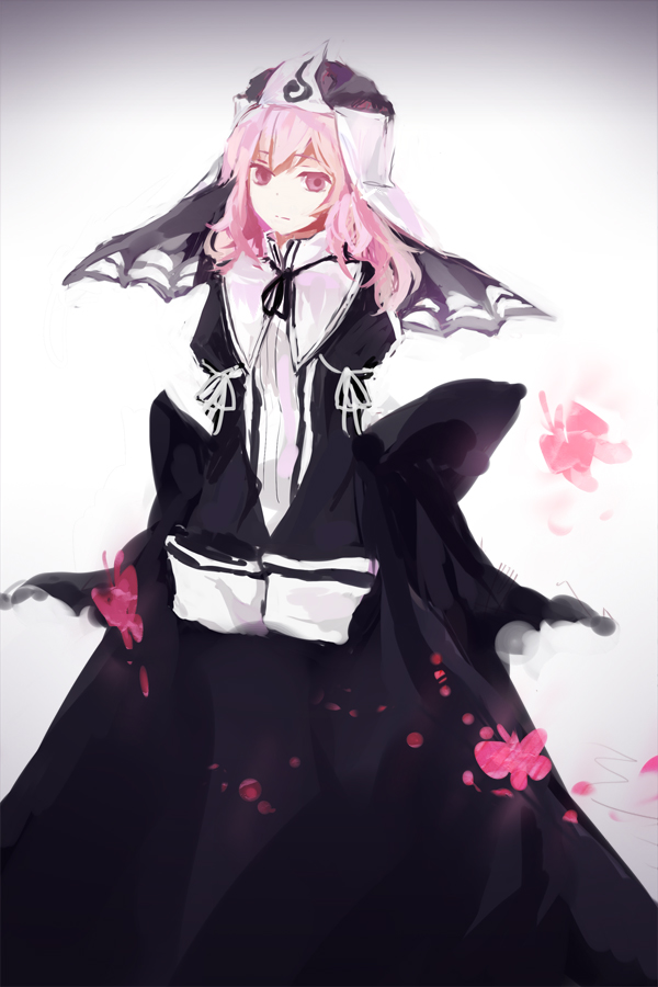 saigyouji yuyuko (touhou and 2 more) drawn by mr.05