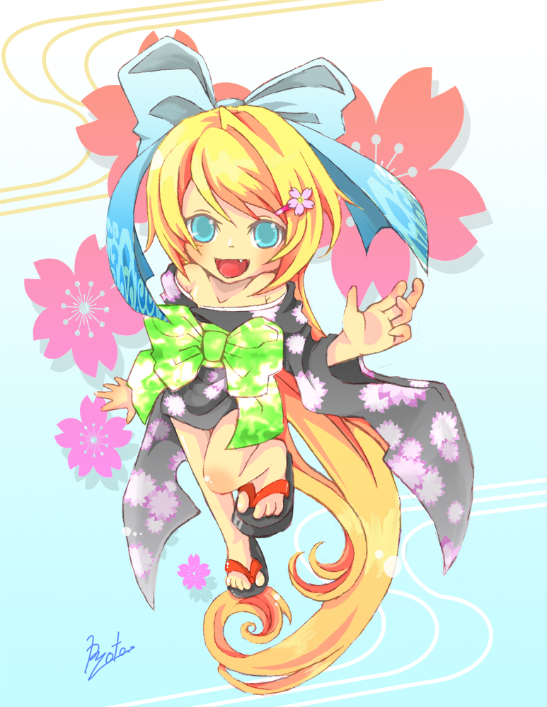 kagamine rin (vocaloid and 1 more) drawn by ryoto_soukyuu
