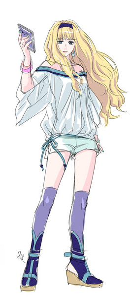 sheryl nome (macross and 1 more) drawn by cuse