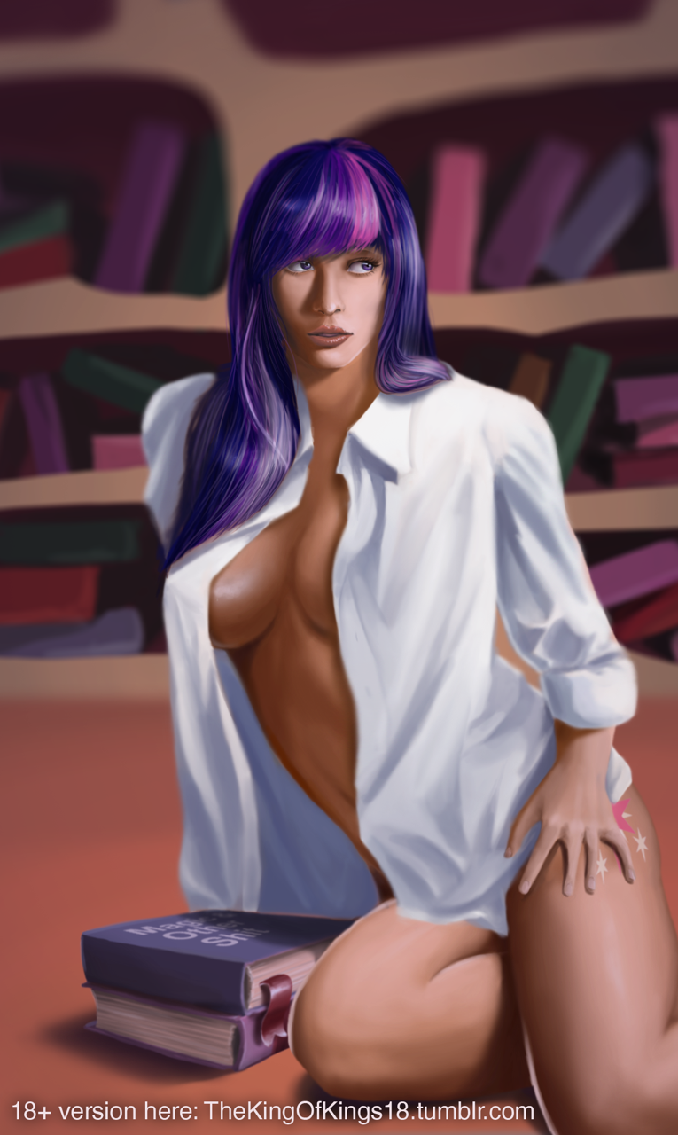 twilight sparkle (my little pony and 1 more) drawn by thekingofkings18